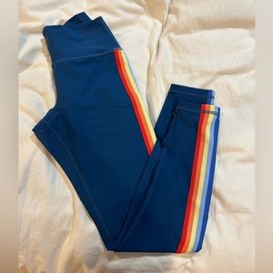 Spiritual Gangster Blue Rainbow Leggings S